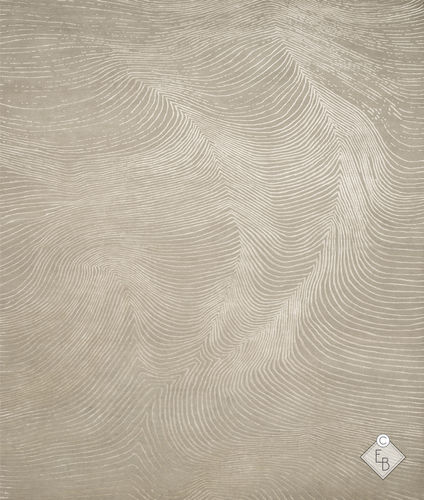 ウール製絨毯 - LINEA LACE - Edition Bougainville - 現代風 / 縞模様 / PET