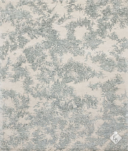 現代風絨毯 - NIKKO VERT DE GRIS - Edition Bougainville - 柄付き / 長方形 / 正方形