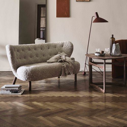 現代的ソファー Little Petra Andtradition 茶色 白 布製