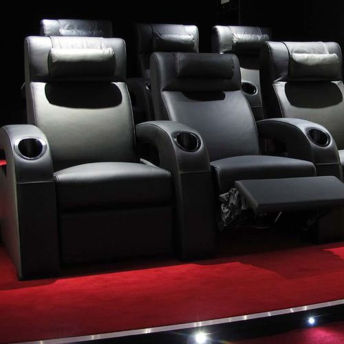 革製映画館用アームチェア - VOTRE CINEMA - 家用映画 / 家庭用 / 黒色