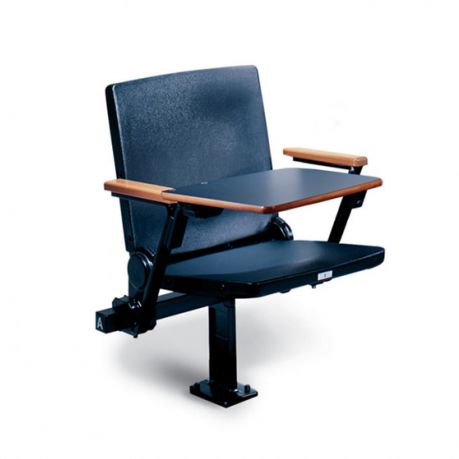 布製講堂用椅子 - DIMENSION® 674 - American Seating - プラスチック製 / 折りたたみ式 / 台付き