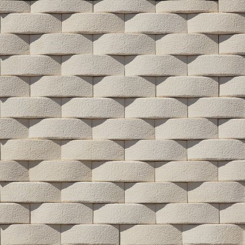 持続的壁装材 - GEOMETRIC : ATLAS BEIGE - Mathios SA - コンクリート製 / 外側 / 屋内