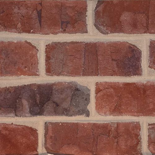 外壁用煉瓦 - KENNON HOUSE - PINE HALL BRICK - ソリッド / 赤 / 青