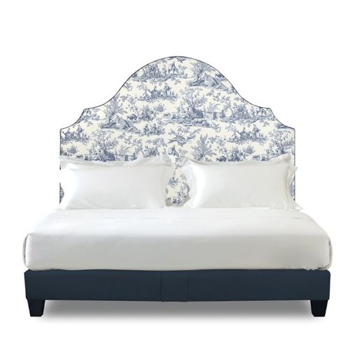 ダブルベッド - ELIZABETH 01 - Savoir Beds - 伝統的 / 布張り / ヘッドボード付き