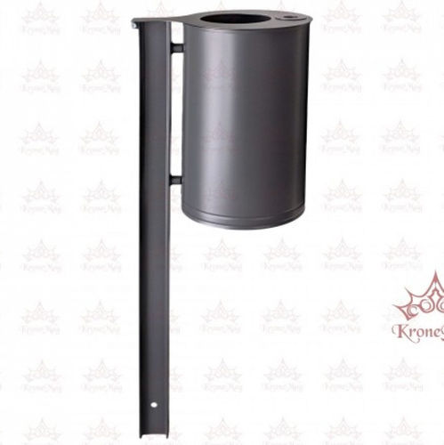 公共用ゴミ箱 - URBAN 30.CS - KRONEMAG MILLENIUM srl - 床置き / 金属製 / ふた付き