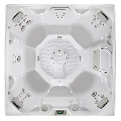 地上ジャグジー - PULSE™ - HotSpring® Spas - 正方形 / 7人用 / アクリル製
