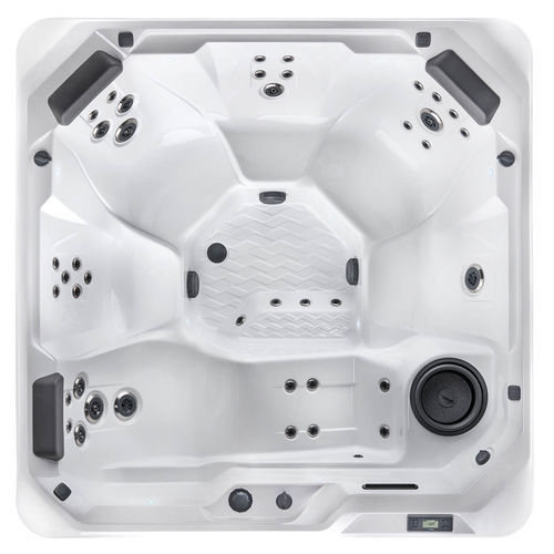 地上ジャグジー - RELAY™ - HotSpring® Spas - 正方形 / 6人用 / アクリル製