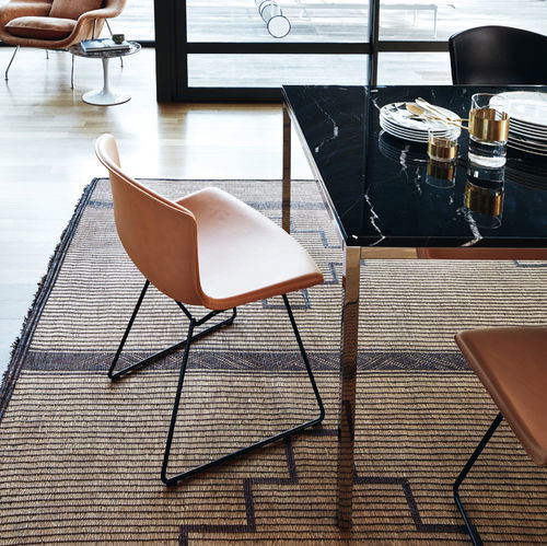 現代風ダイニングルーム用チェア - SIDE  - Knoll international - 屋内用 / プラスチック製 / 青銅