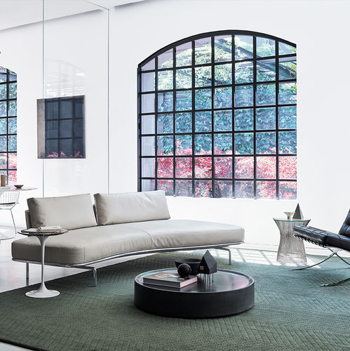 現代風ローテーブル - Panoramic  - Knoll international - コンクリート製 / コンクリート脚 / 円形