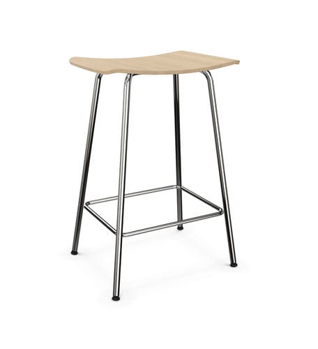 現代風バー用腰掛け - FOUR&reg; STOOLS - Four Design - オーク材 / スチール脚 / 業務用