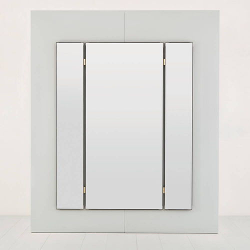 壁かけ式鏡 - WELTI - Atelier Alinea - 現代風 / 長方形 / スチール製