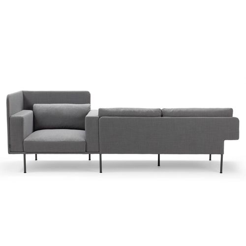モジュール式ソファー - VARILOUNGE - OFFECCT - 北欧デザイン / 布製 / グレー