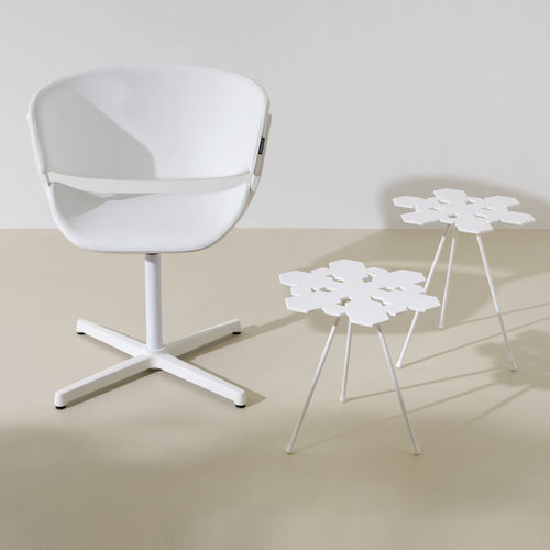 オリジナルデザインサイドテーブル - SNOWFLAKES - OFFECCT - ABS樹脂製 / コーリアン®製 / 公共施設用