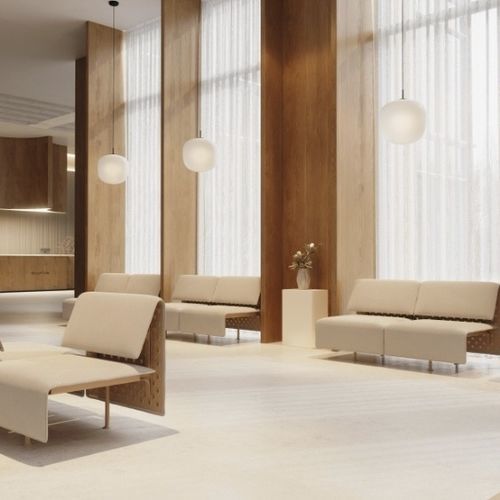 モジュール式ソファー - 2OT00 - OFFECCT - 現代風 / アルミニウム / ペイントスチール製
