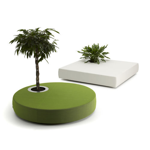 現代風布張りベンチ - GREEN ISLANDS  - OFFECCT - 布製 / 革製 / 無垢材