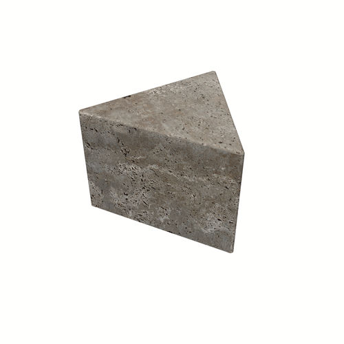 現代風公共ベンチ - PRISMA - Arredo di Pietra srl - トラバーチン製 / 背もたれなし / 肘掛けなし