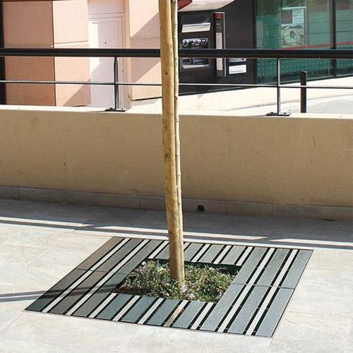正方形樹木保護柵 - ALLIAGE  - univers & cité | mobilier urbain - 長方形 / スチール製