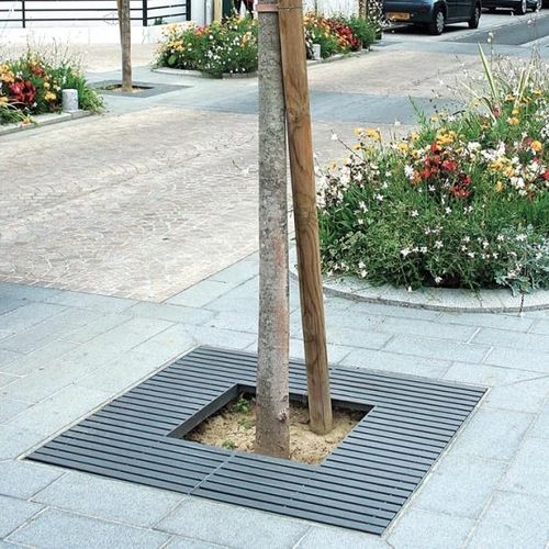 長方形樹木保護柵 - SYNERGIE  - univers & cité | mobilier urbain - 円形 / 正方形 / スチール製