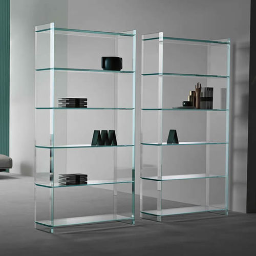 現代風本棚 - QUILLER - TONELLI Design - ガラス製