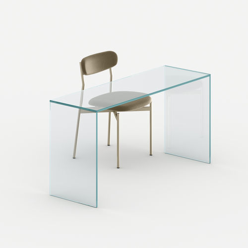 現代風サイドボードテーブル - GULLIVER - TONELLI Design - ガラス製 / 長方形 / 家庭用