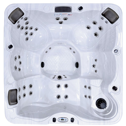 地上ジャグジー - Pacifica Plus - Cal Spas - 正方形 / 6人用 / アクリル製
