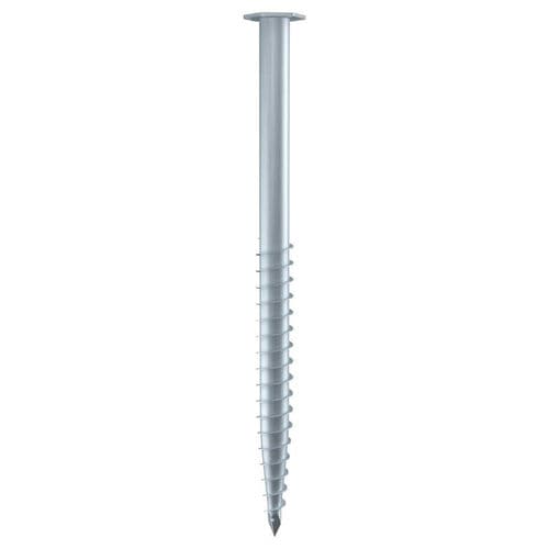 ねじ回し式杭 - M 89X1300–M24  - Krinner Schraubfundamente - 溶融亜鉛メッキ鋼製 / コンテナ建設用 / チューブ型