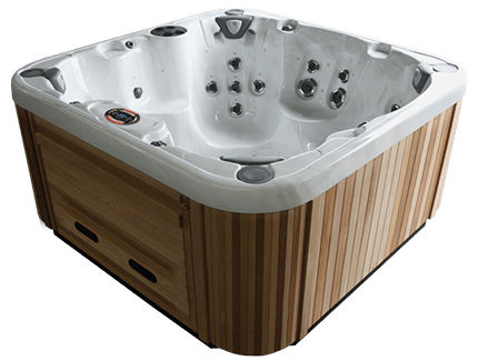 地上ジャグジー - TRADITIONAL : ZENITH - COAST SPAS - 正方形 / 6人用 / 家庭用