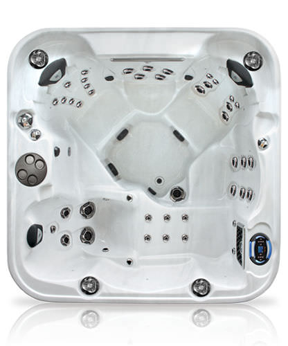 地上ジャグジー - CURVE : VANTAGE  - COAST SPAS - 正方形 / 5人用 / 家庭用