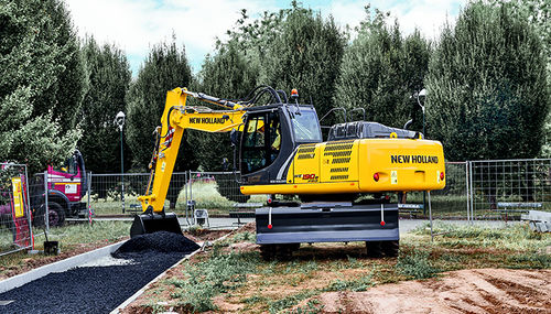 中型パワーショベル - WE 190B PRO - New Holland Construction - タイヤ式 / 多機能 / 工事現場用