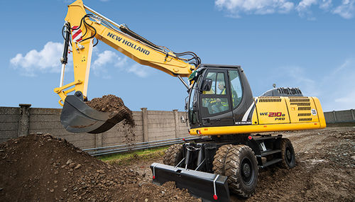 中型パワーショベル - WE 210B PRO - New Holland Construction - タイヤ式 / 多機能 / 工事現場用