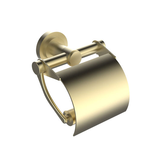 壁取り付け式トイレットロール紙保持具 - C23-503 CÉLESTE - Cristal&Bronze - 真ちゅう製 / 業務用 / 家庭用