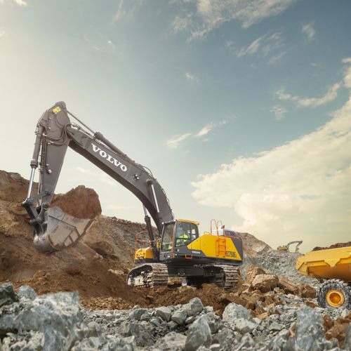 クローラー式パワーショベル - EC750E - Volvo Construction Equipment Germany GmbH - 回転 / 工事現場用 / ディーゼル