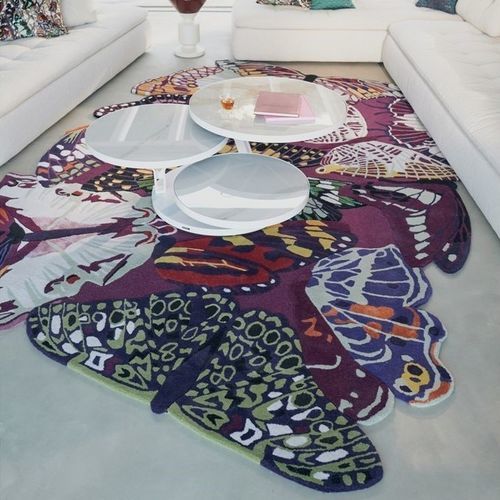 現代風絨毯 - LA CROISIERE - ROCHE BOBOIS - 動物柄 / ニュージーランド産ウール製 / 長方形