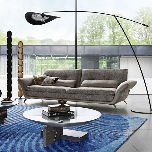 現代風絨毯 - SHELL - ROCHE BOBOIS - 柄付き / ニュージーランド産ウール製 / 長方形
