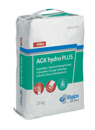 モルタル接着剤 - SWISSLINE : ALBA® AGK HYDRO PLUS - Saint Gobain Rigips