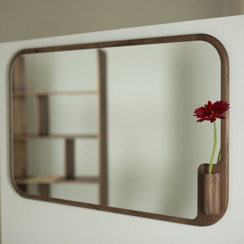 壁かけ式鏡 - MUSE - Artisan Solid Wood Furniture - 現代風 / 長方形 / オーク材