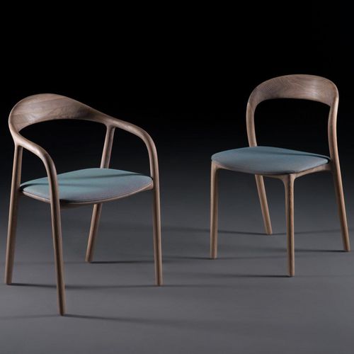 現代風チェア - NEVA - Artisan Solid Wood Furniture - 屋内用 / 布製 / 革製