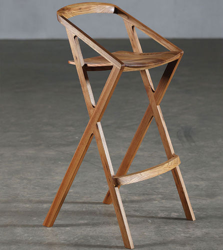 現代風バ－チェア - 7 - Artisan Solid Wood Furniture - 屋内用 / ウォールナット / 桜の木