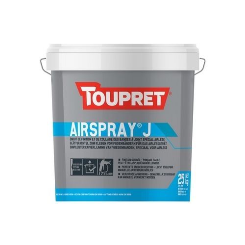仕上げ塗料 - AIRSPRAY® J - TOUPRET - ポインティング / 屋内用 / 石膏