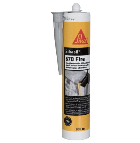 伸縮素材シーラント剤 - SIKASIL®-670 FIRE - Sika France SAS - シリコン樹脂系 / 気密用 / コンクリート用