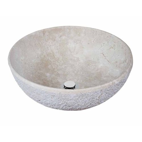 カウンタートップ型洗面器 - VANUA BEIGE - Alteret Cerámicas - 天然石 / 円形 / 現代風