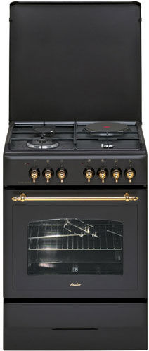 ガスオーブン付きコンロ - SCM980E - Sauter - 電動式 / 二元燃料 / 熱分解