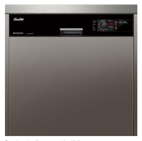 正面投入食器洗い機 - SVH1301BF  - Sauter - 家庭用 / 組み込み式 / エコ