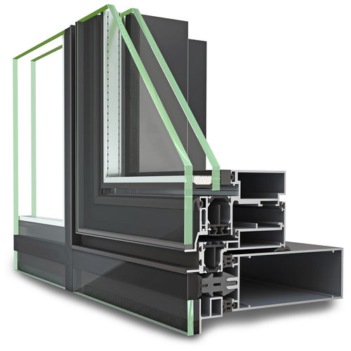 アルミニウム窓用形材 - LAMBDA 110 - Hueck System GmbH & Co. KG - 断熱 / 防犯 / 耐風