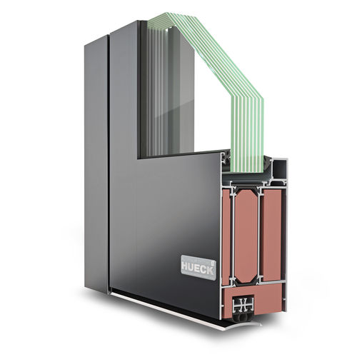 アルミニウムドアプロファイル - LAVA 77-90 - Hueck System GmbH & Co. KG - 断熱 / 防火