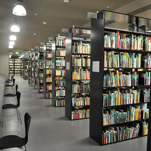現代風棚 - MEDIATHEK - Zambelli GmbH & Co. KG - 金属製 / 図書館用 / 業務用