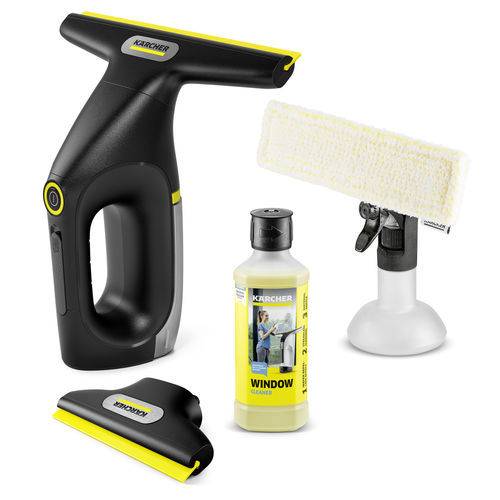 手持ち式掃除機 - WV 2 UNIVERSAL PRECISION+ BLACK - KARCHER - ウェット / 充電式バッテリー付き / 充電式