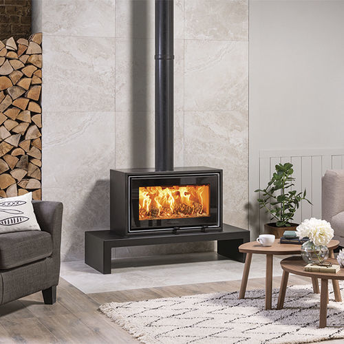 薪ストーブ - Studio Air 1 - STOVAX & GAZCO - 0 - 5 kW / 5 kW...10 kW / 脚付き