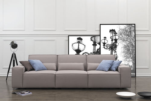現代風ソファー - DIVO - SBA Baldu Kompanija SBA Furniture Company - 布製 / ベージュ / 3人用