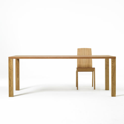 デザインダイニングテーブル - PURE  - sixay furniture - オーク材 / ウォールナット / トネリコ材